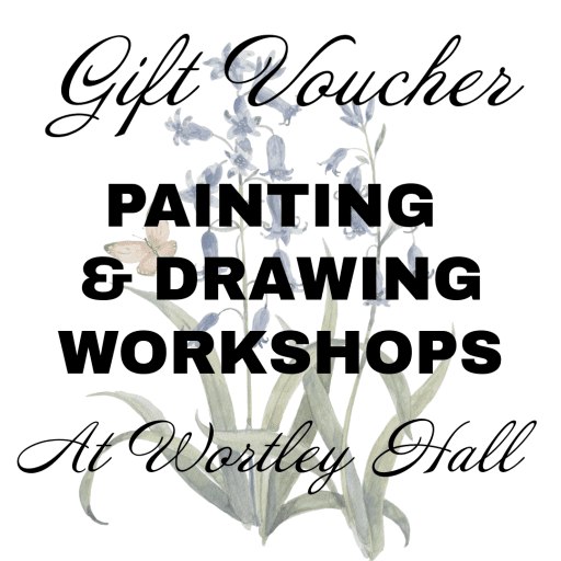 A gift voucher for a day painting or drawing at Wortley Hall