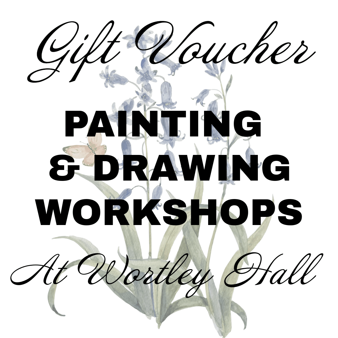 A gift voucher for a day painting or drawing at Wortley Hall