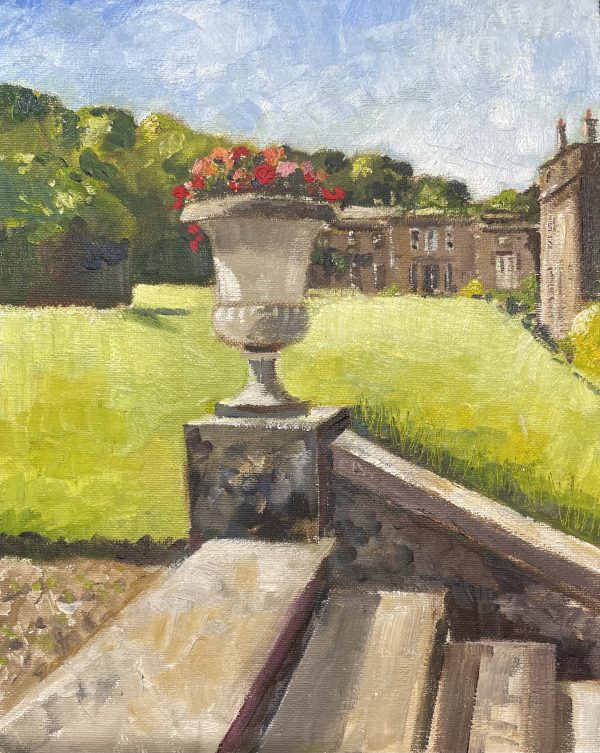 Urn and Steps (in the grounds of Wortley Hall)