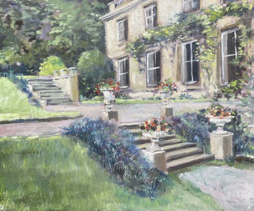 Steps Outside The Garden Room, Wortley Hall