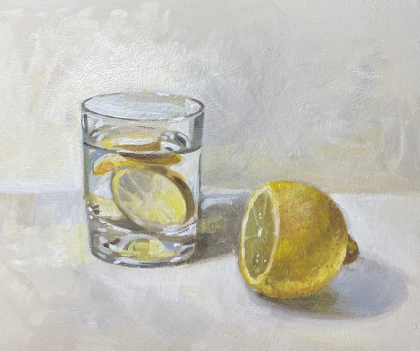 Gin and Tonic with Half a Lemon