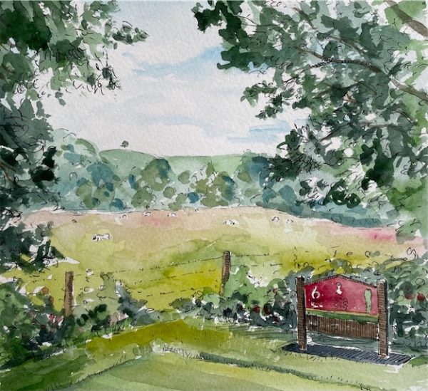 The View from the 6th Tee, Wortley Golf Club
